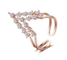 Load image into Gallery viewer, TRI RHINESTONE RING
