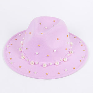 MS PEARL PASTEL FEDORA