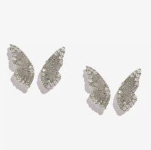 Load image into Gallery viewer, BUTTERFLY WING STUD  EARRINGS
