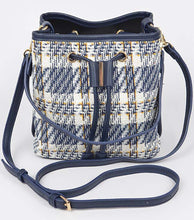 Load image into Gallery viewer, TWEED DRAWSTRING BAG
