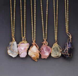 HANDMADE STONE NECKLACES