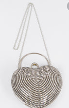 Load image into Gallery viewer, HEART GEMS CLUTCH BAG
