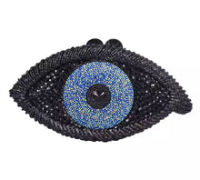 Load image into Gallery viewer, EVIL EYE PAVE CLUTCH
