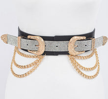 Load image into Gallery viewer, GLAM DOUBLE BUCKLE BELT
