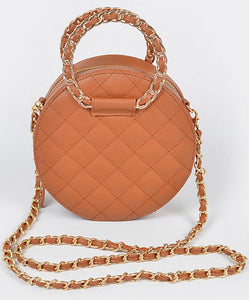 NYA ROUND QUILTED CROSSBODY