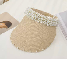 Load image into Gallery viewer, PEARL VISOR HAT
