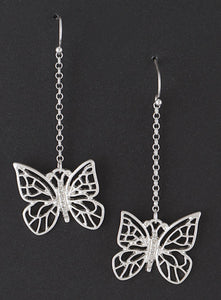 BUTTERFLY TEARDROP EARRINGS