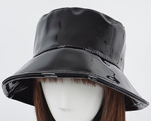 Load image into Gallery viewer, PATTY PATENT BUCKET HAT
