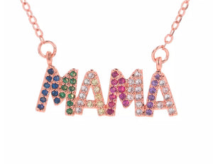 MAMA MULTI GEM NECKLACE