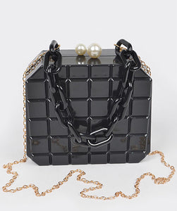 ZAYDA PEARL BOX CLUTCH