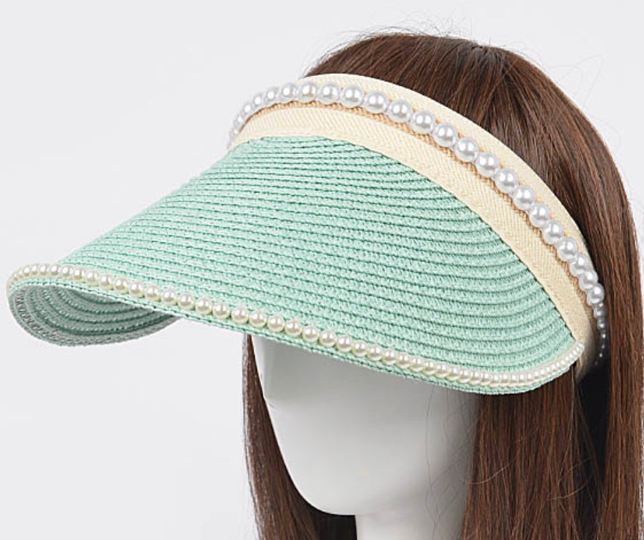 PEARL VISOR HAT