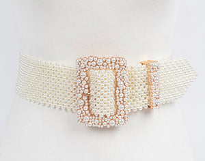 ROSE PEARL HANDMADE BELT