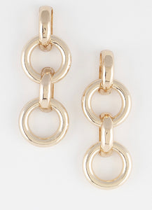 DROP CHAIN EARRINGS